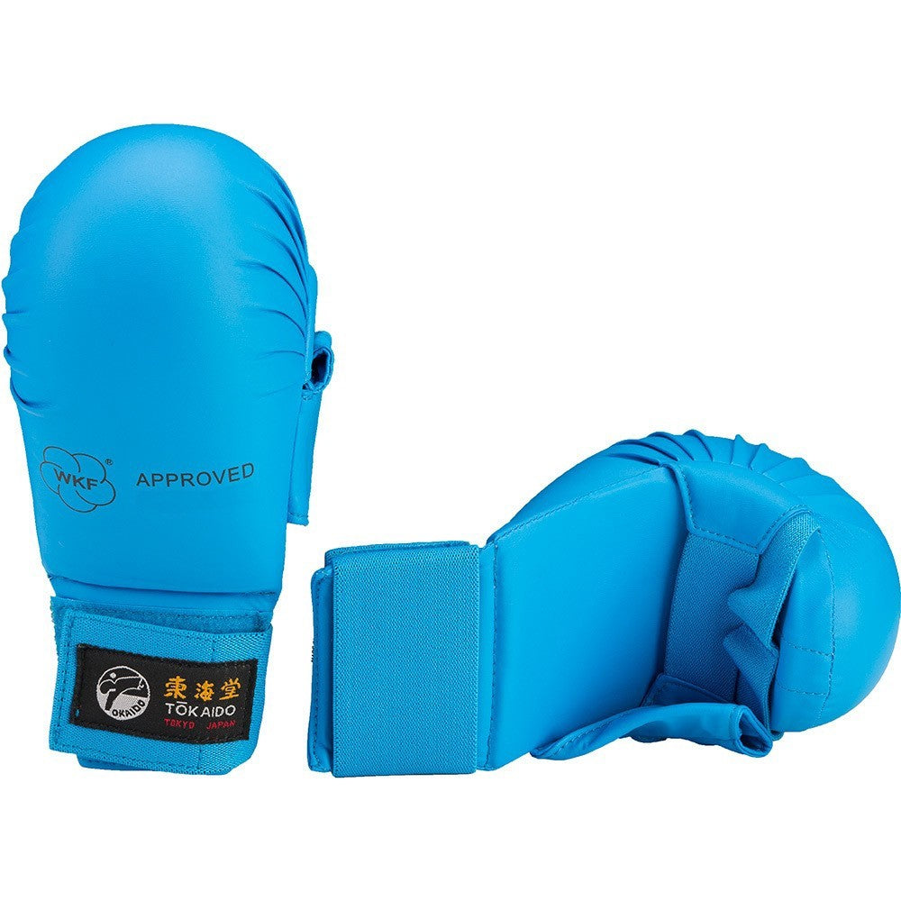 New Blue Tokaido Karate WKF Competition Sparring Gear Set w Mouthguard Size Xs Set