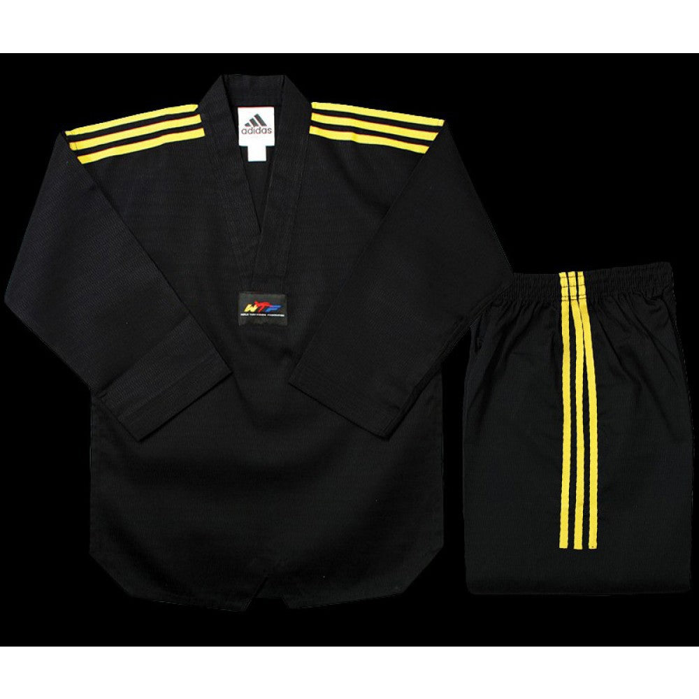 ★adidas★ taekwondo black adidas Taekwondo Champion II, Black Uniform – Seka-Sports
