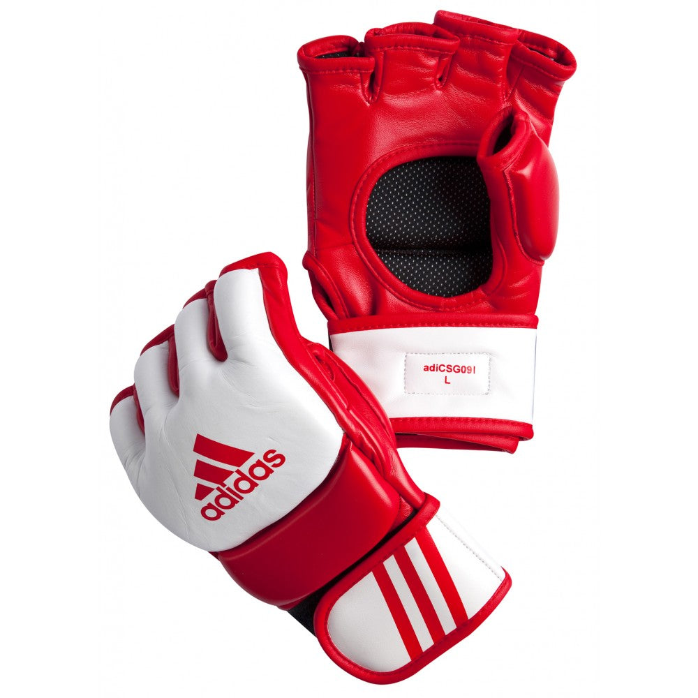 adidas mma handschuhe adidas MMA Pro Leather Gloves - RED